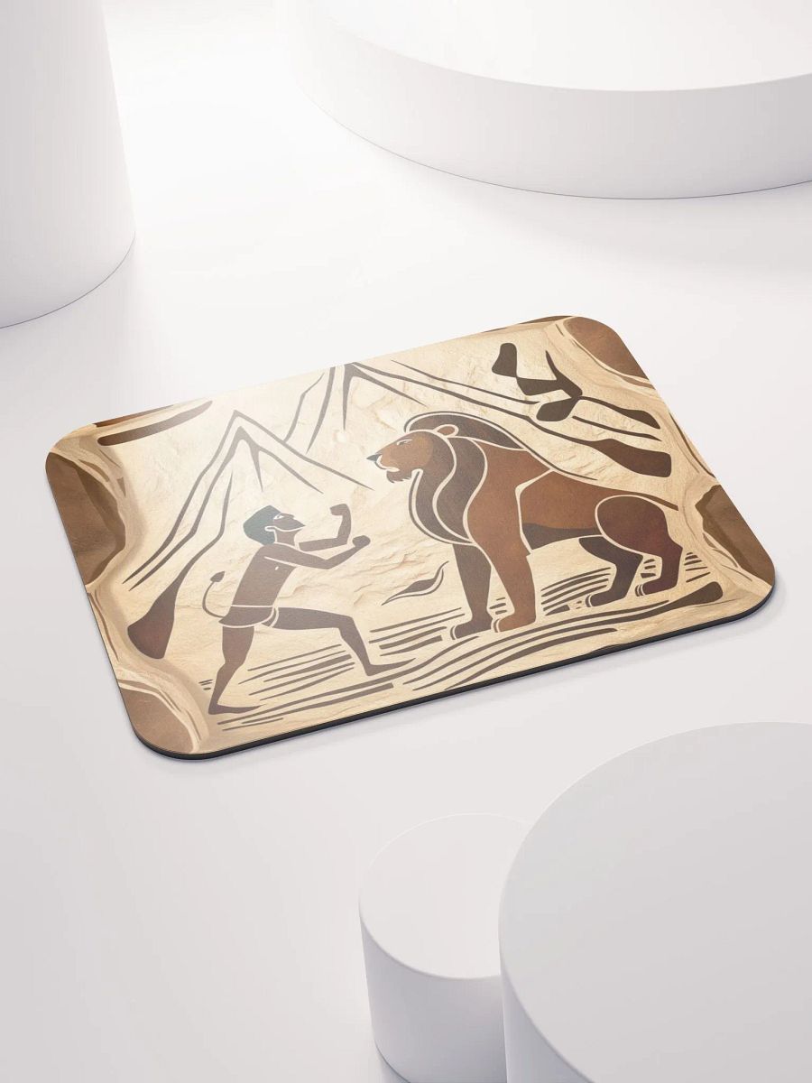 Ancient Cave Battle Mouse Pad product image (4)