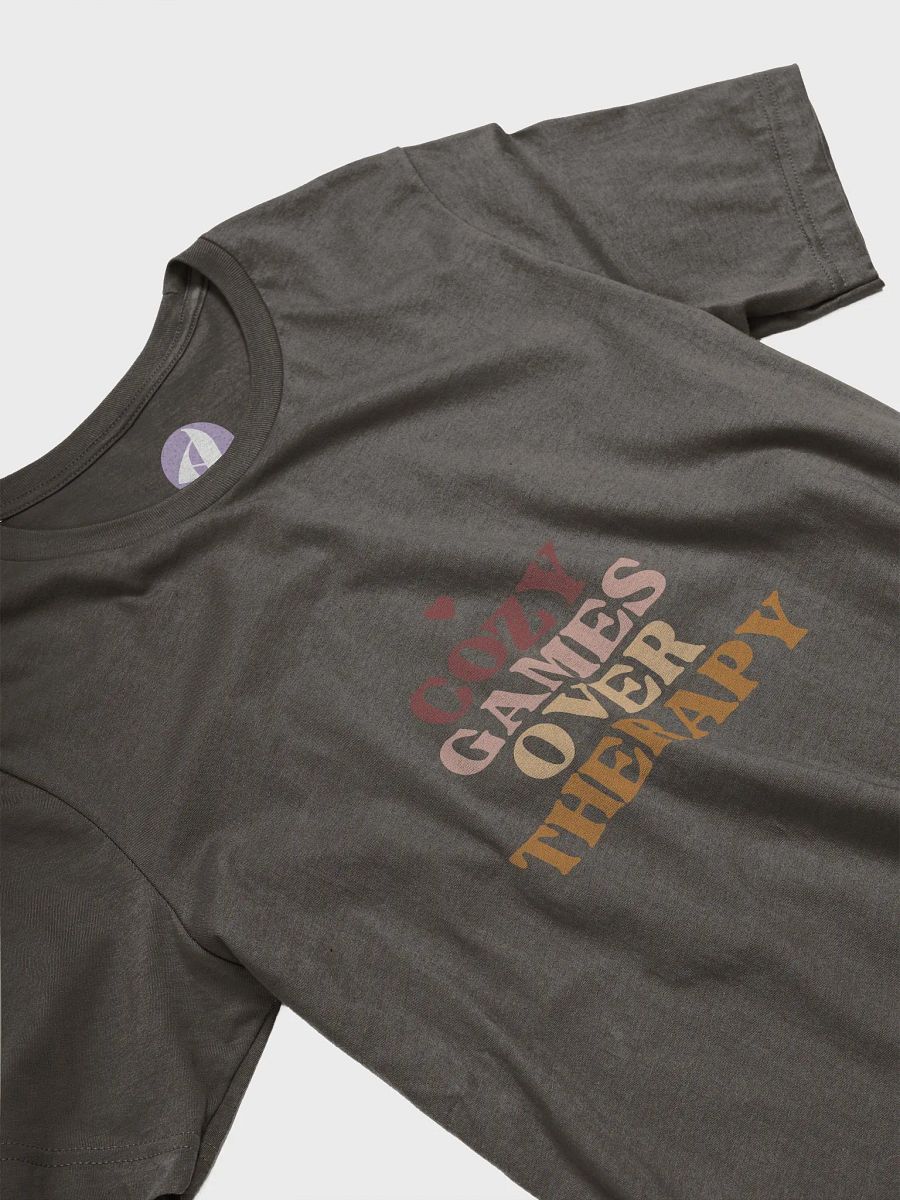 Cozy Games Over Therapy Tee product image (30)