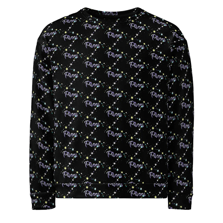 Pisces, Constellation, Black Sweatshirt product image (1)