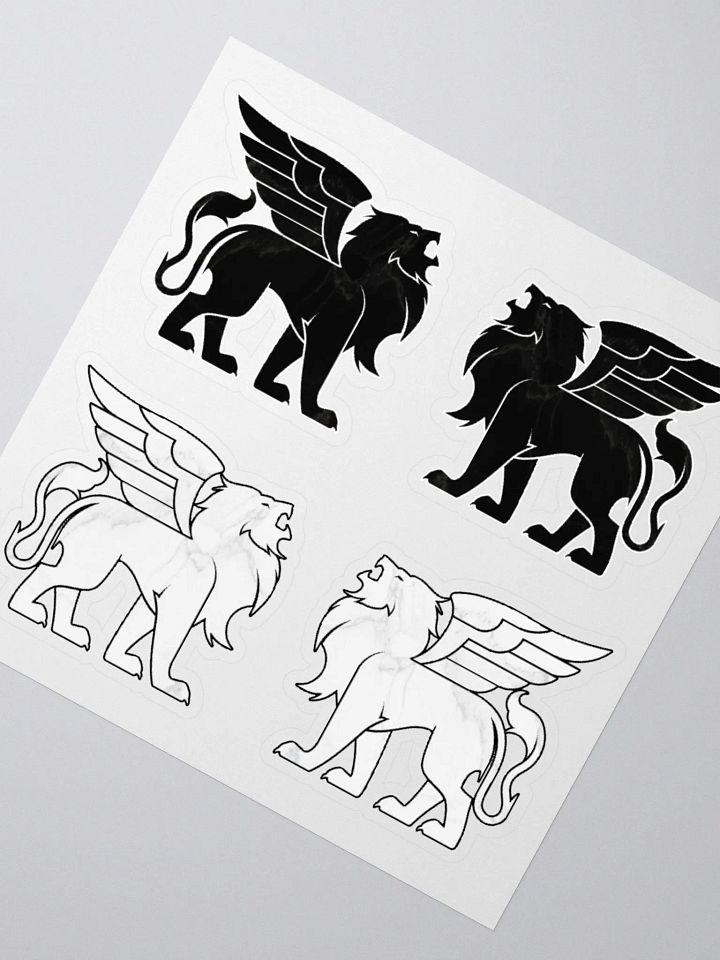 Verardi Famiglia Winged Lion ✦ Kiss Cut Stickers product image (5)