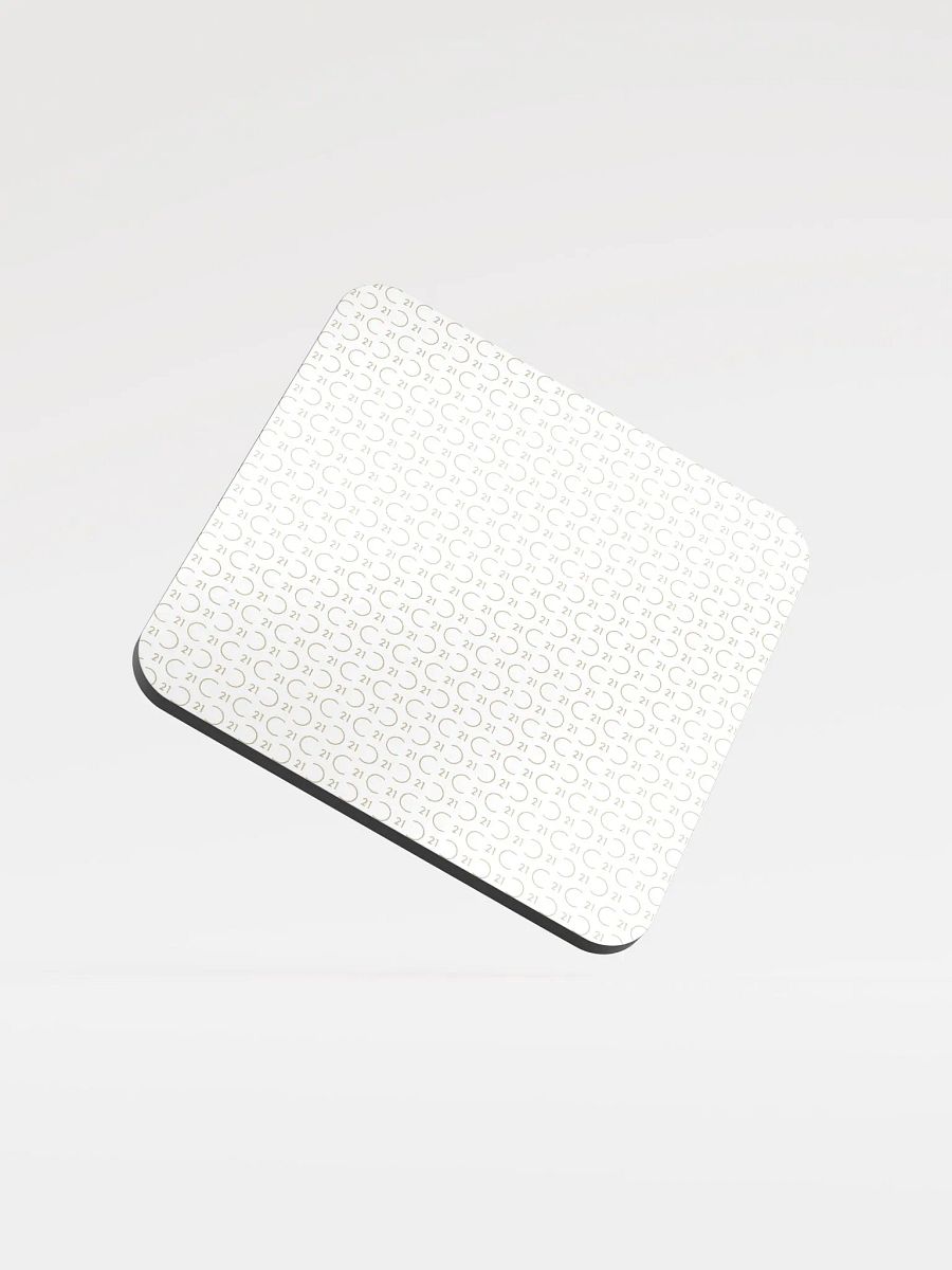 Seal Pattern Glass Corked Coaster product image (3)