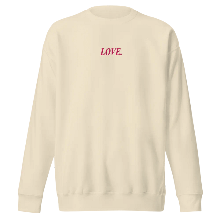 "LOVE" ⎼⎼⎼ 'ESSENTIAL' SWEATSHIRT product image (1)