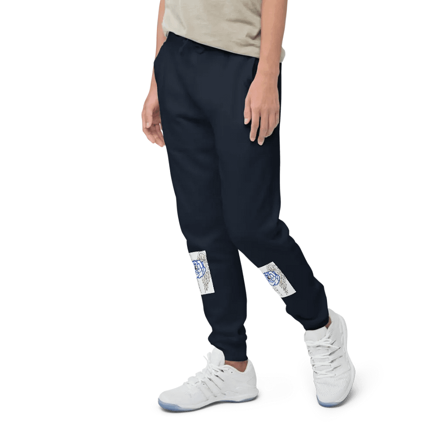 Winged Rose Unisex Fleece Joggers product image (12)
