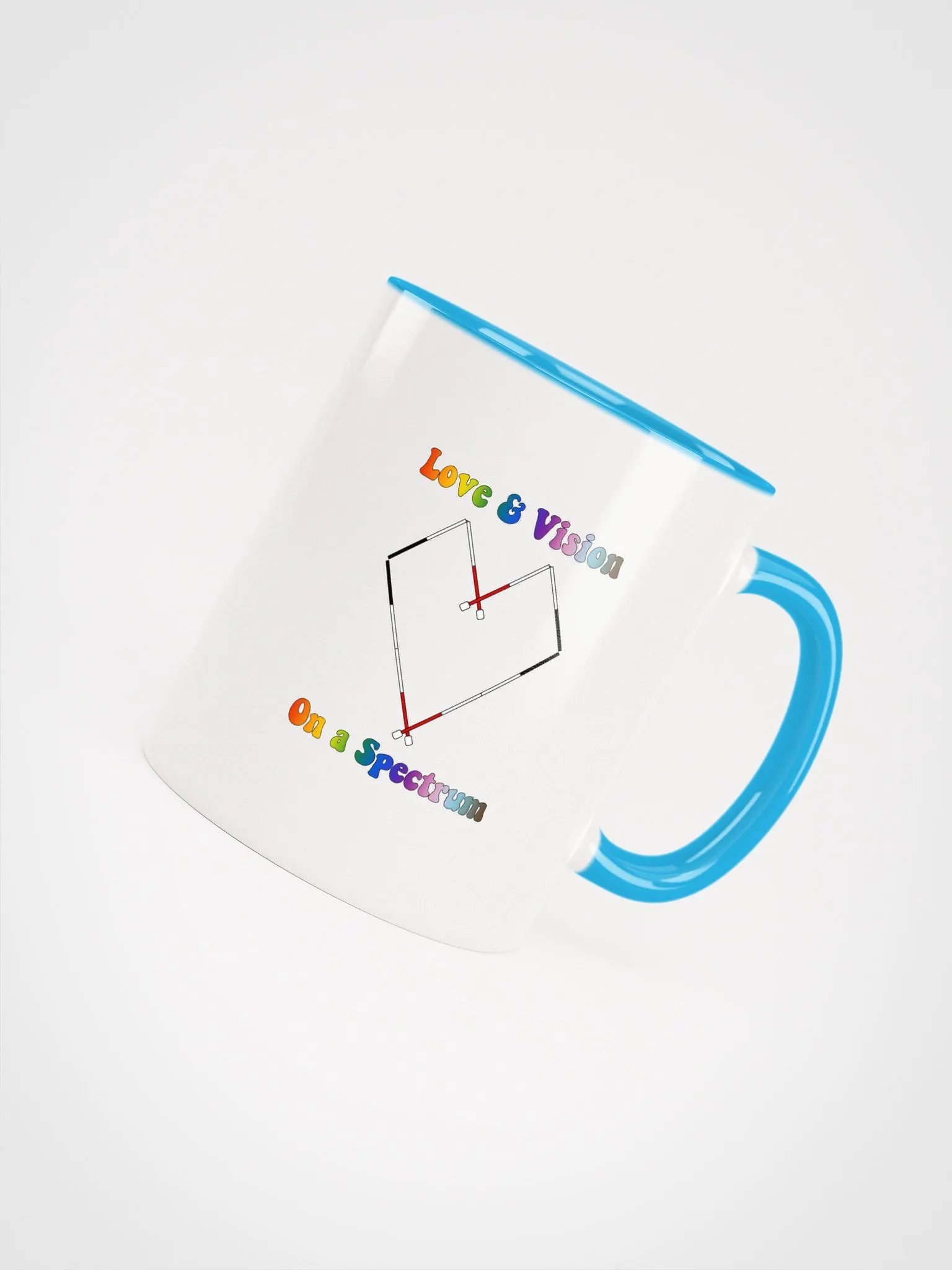 Love & Vision Spectrum Colorful Coffee Mug product image (4)