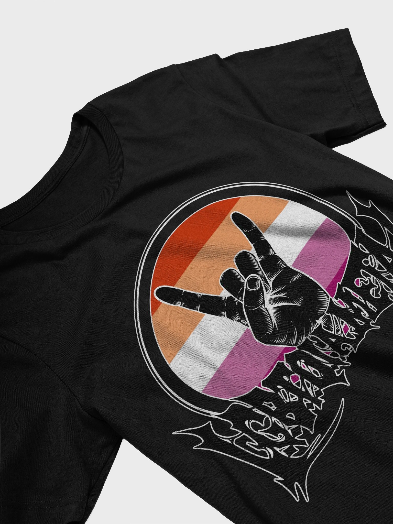 LGBTQIA Lesbian Flag Unisex Shirt product image (2)