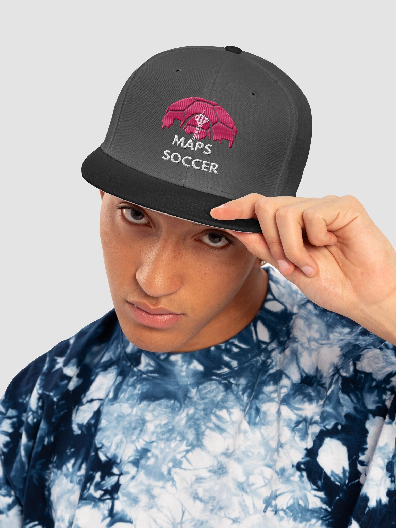MAPS Varsity Soccer Wool Blend Snapback Cap product image (40)