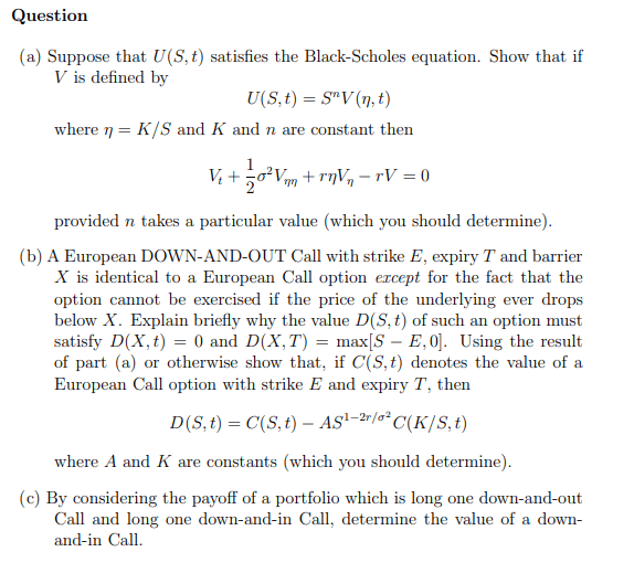 TD - Black-Scholes equation, a European down-and-out call and the payoff of a portfolio product image (1)