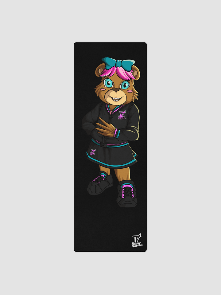 Standing Girl Bear Yoga mat product image (1)