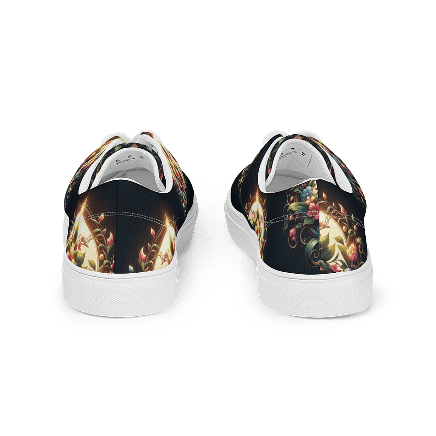 Floral Harmony Lace-Up Canvas Shoes product image (4)