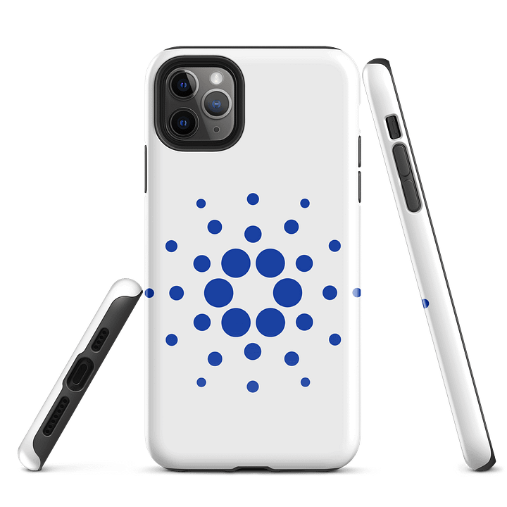 Interconnected Blue Circles iPhone® Tough Case product image (3)