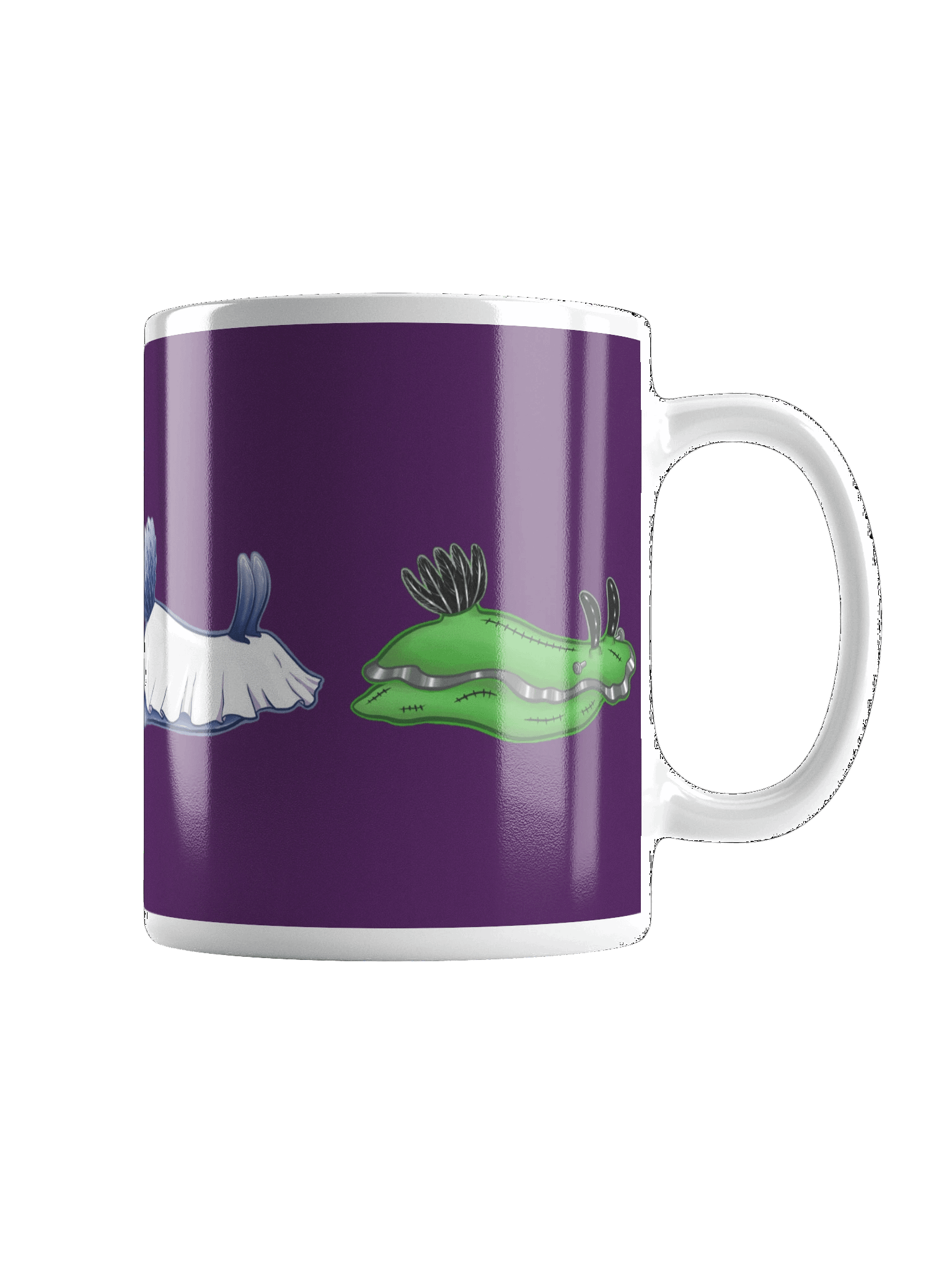 Spooky Scary Slug Time - Mug w/ Purple Background product image (2)