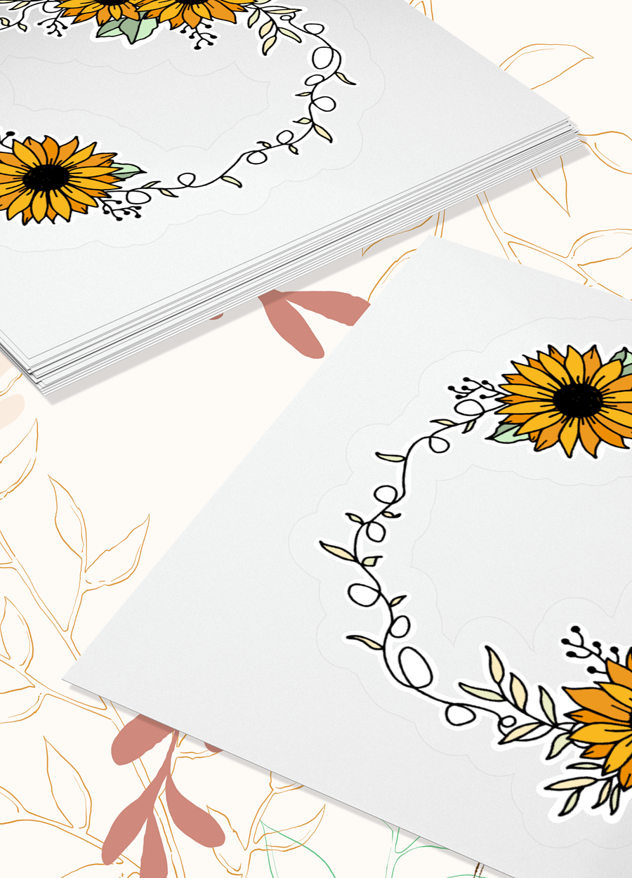 Sunflower Vine Sticker product image (4)