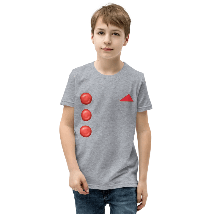 Red Button and Hankie Youth T-Shirt product image (9)