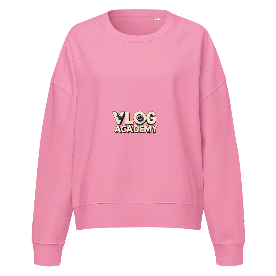 Vlog Academy Stanley/Stella Women's Organic Crew Neck Sweatshirt product image (3)