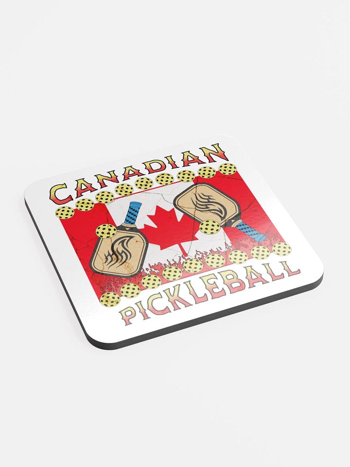 Canadian Flag Pickleball Flame Coasters product image (2)
