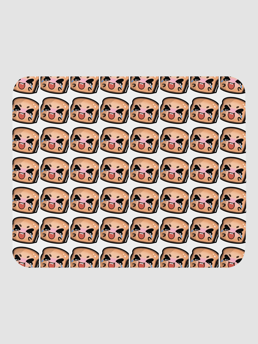 Bread Cry Laughing Pattern Mouse pad product image (1)