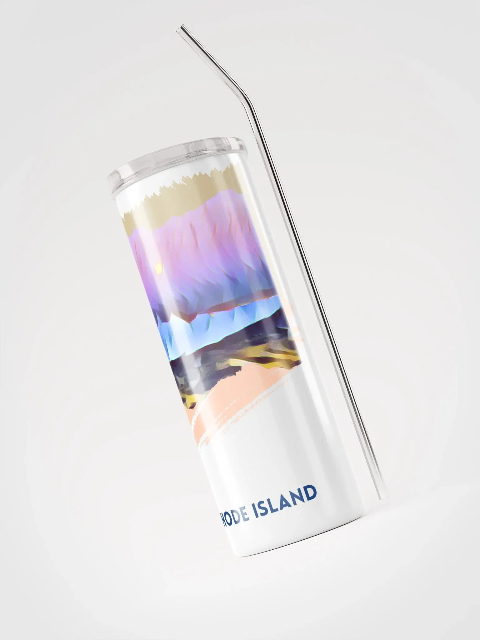 Moon Over the Cliff Walk Stainless Steel Tumbler 20oz product image (3)