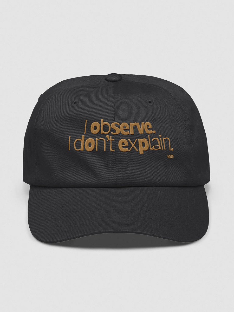 Embroidered Cat Wisdom Dad Hat product image (4)