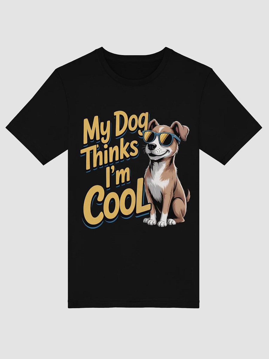 My Dog Thinks I'm Cool – Golden Retriever Cartoon T-Shirt product image (5)