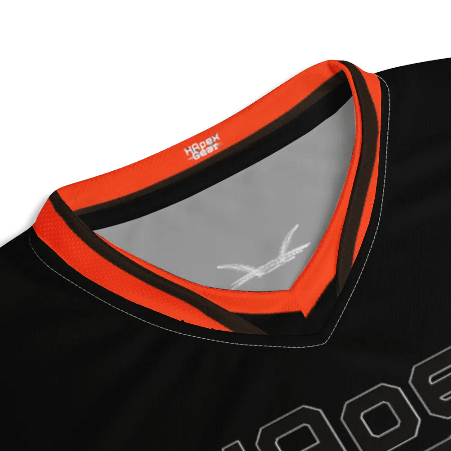 Dieter - Black - Recycled Unisex Sports Jersey - Black HApex Gear Black Logo product image (4)