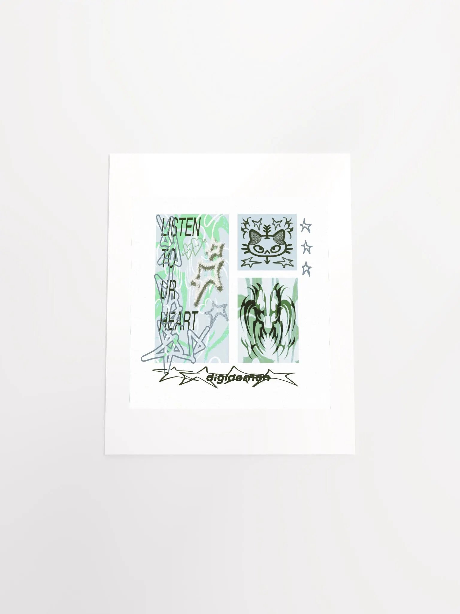 Listen To Ur Heart - Print product image (4)