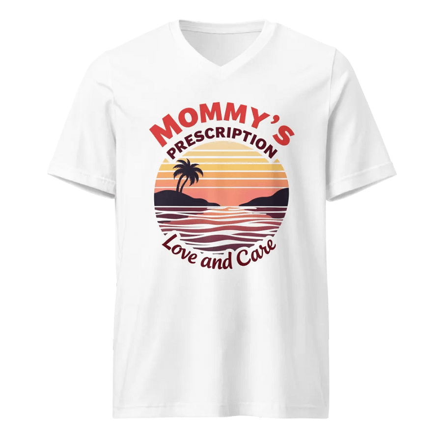mommy's Priscription, Sunset Love and Care V-Neck Tee product image (1)