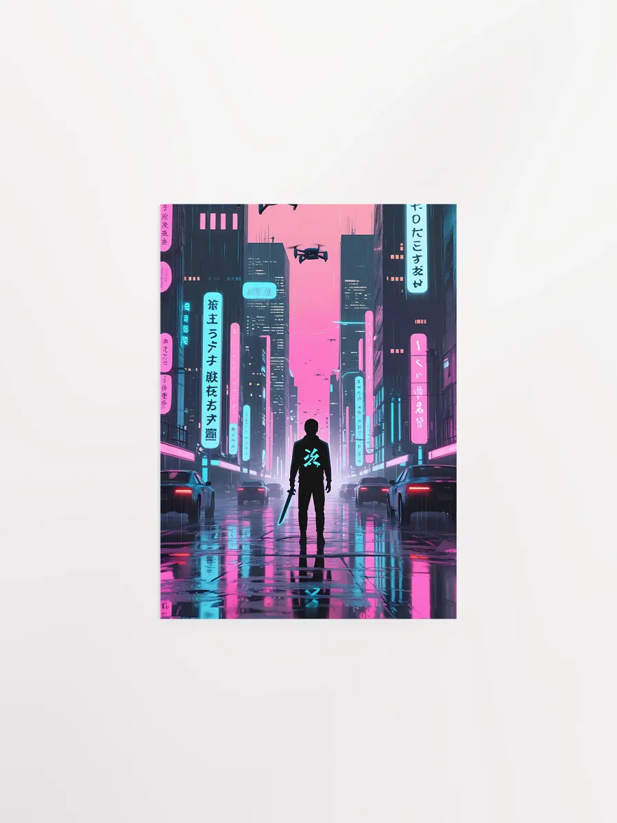 Neon Samurai Poster product image (1)