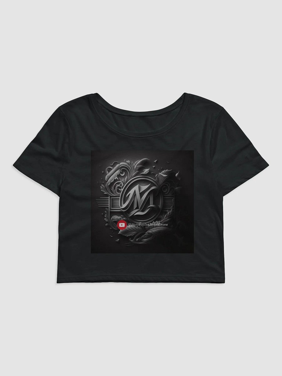 Monogram Metallic Crop Tee product image (1)