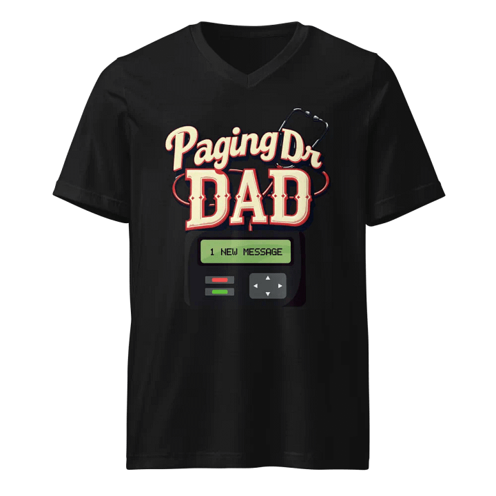 Dr. Dad Pager V-Neck Tee product image (1)
