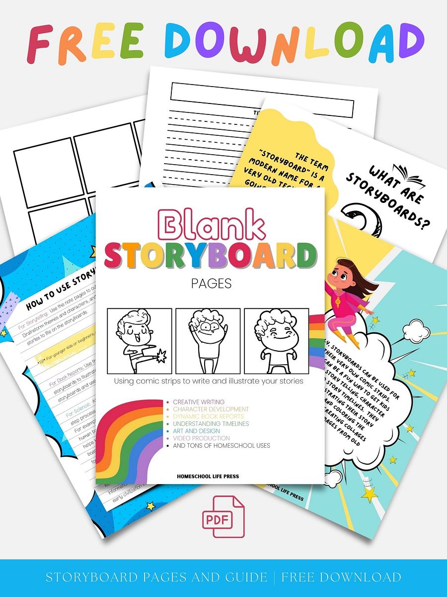 Storyboard Kit Free Printable product image (1)