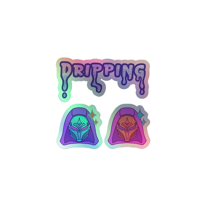 Dripping Hunter Holographic Stickers product image (1)