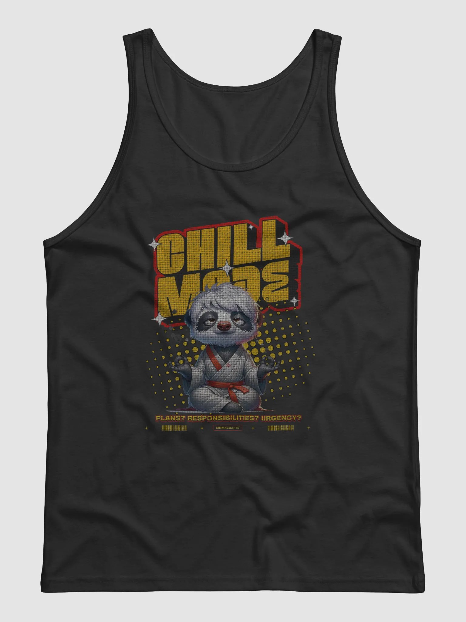 Plans? Nope. Chillmode Sloth Edition Tank top product image (1)