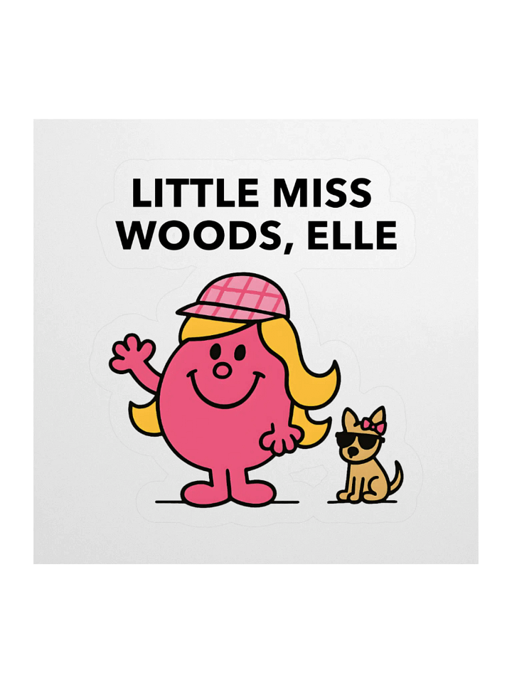 Little Miss Elle Woods Stickers – Kiss-Cut Broadway Meme Vinyl Decals product image (1)