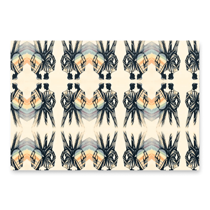Elegant Pride Partners Wrapping Paper Set product image (2)