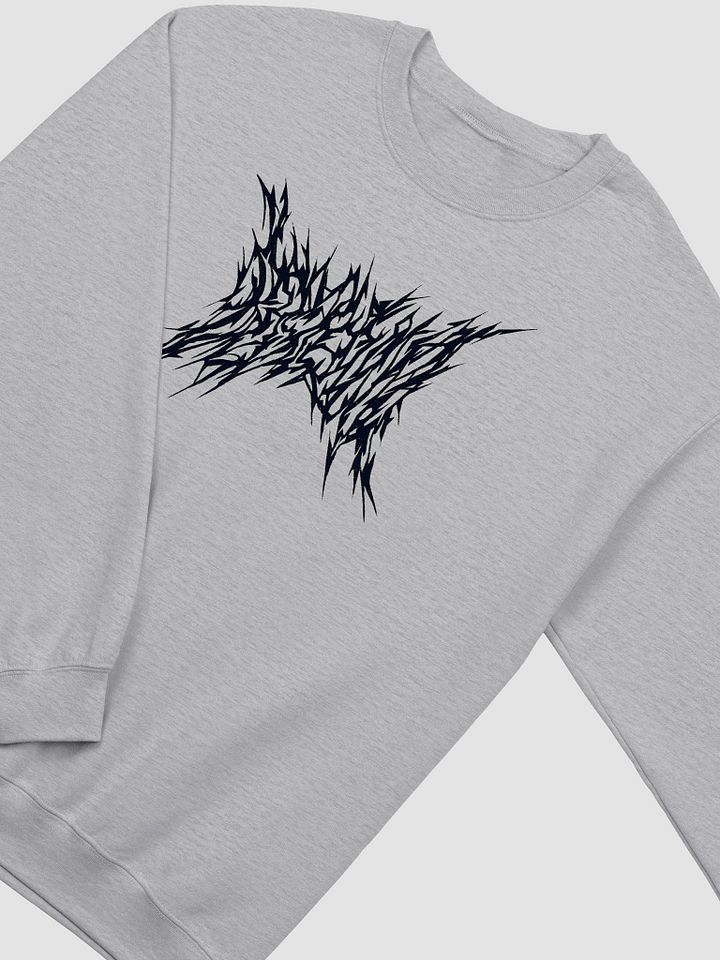 Death Metal Logo Sweatshirt (Black Text) product image (2)