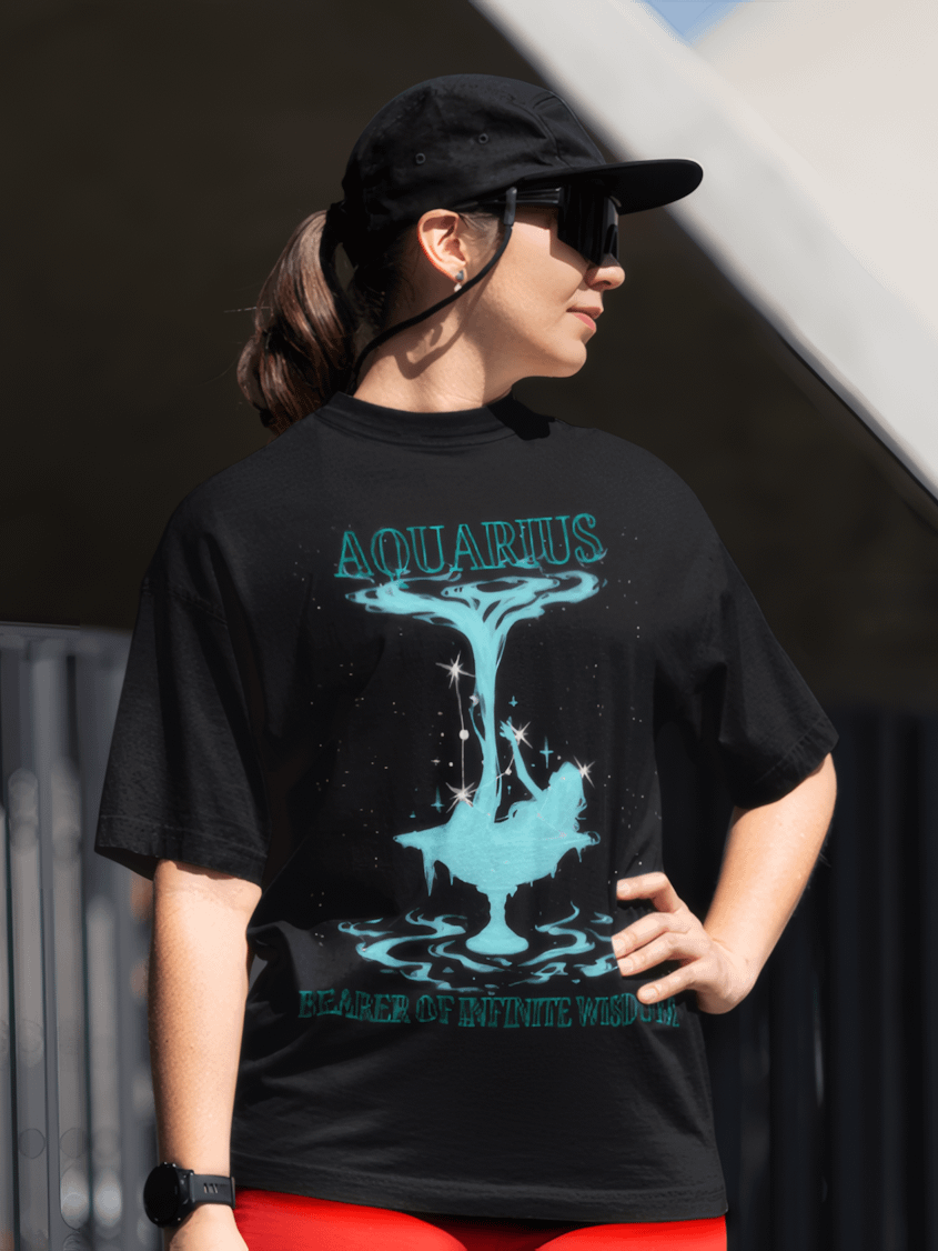 Aquarius: Celestial Stream Tee product image (5)