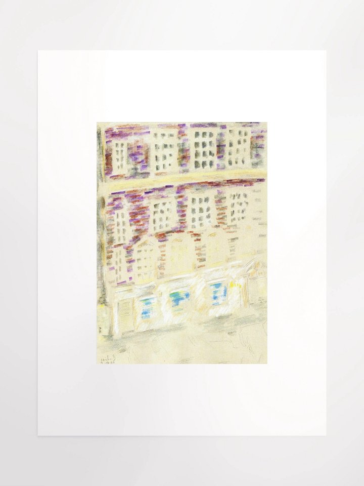 West 55th, Manhattan, NY 07.18.89 print product image (1)