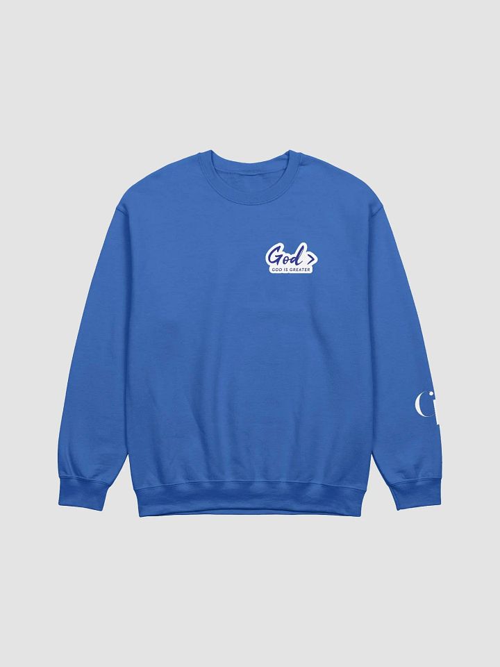 God > BLUE TEXT Sweatshirt product image (1)