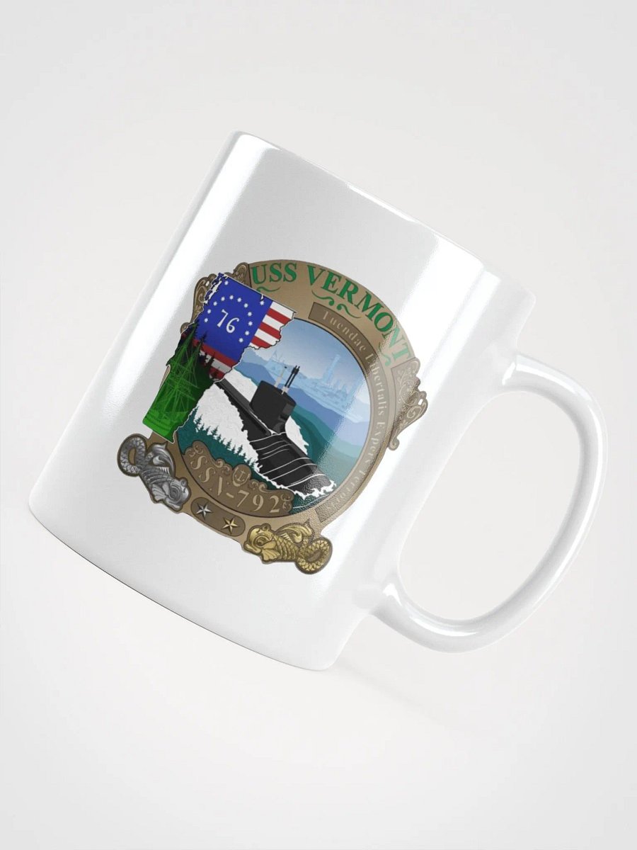 USS Vermont SSN 792 White Coffee Cup product image (5)