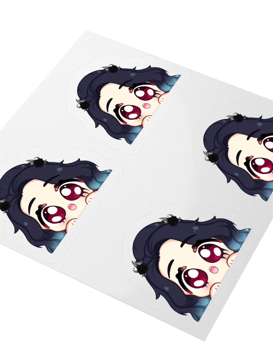Lily Cyren "Peeking" Kiss-Cut Sticker (x4) product image (4)