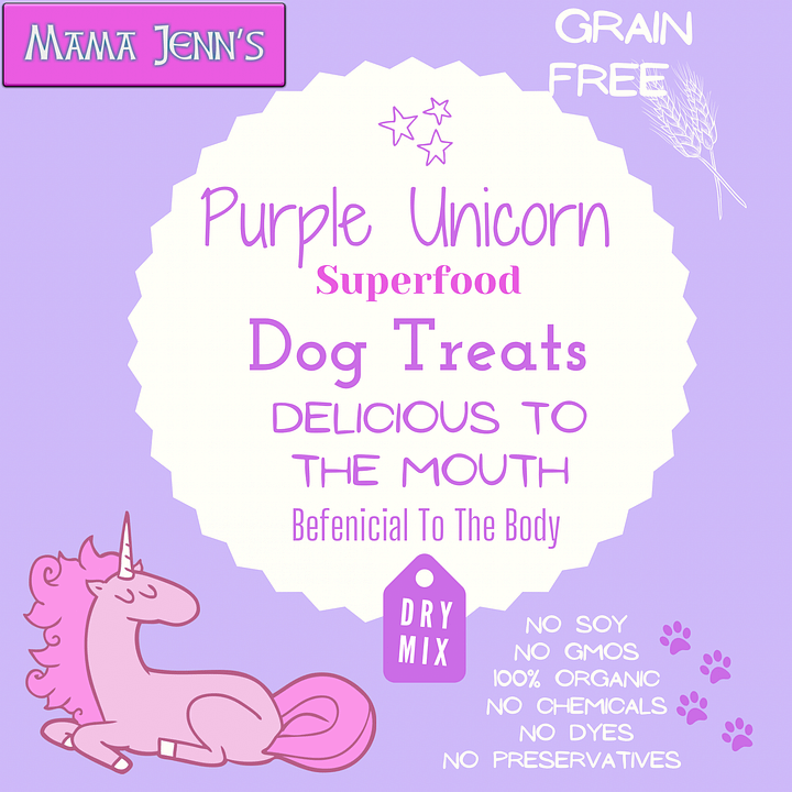 Purple Unicorn Superfood Dog Treats product image (1)