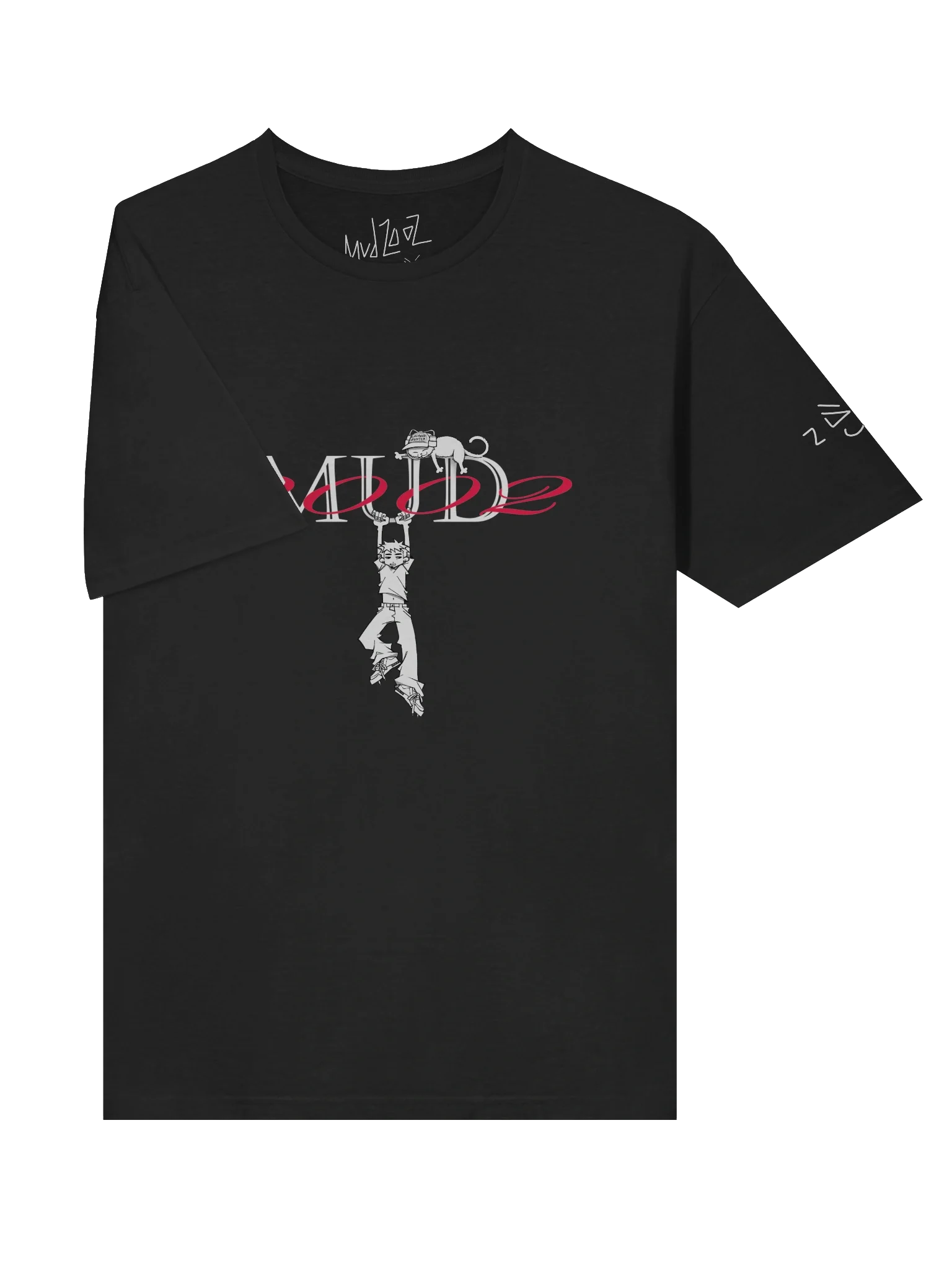 Mud2002 "Odd" Tee (Black) product image (5)