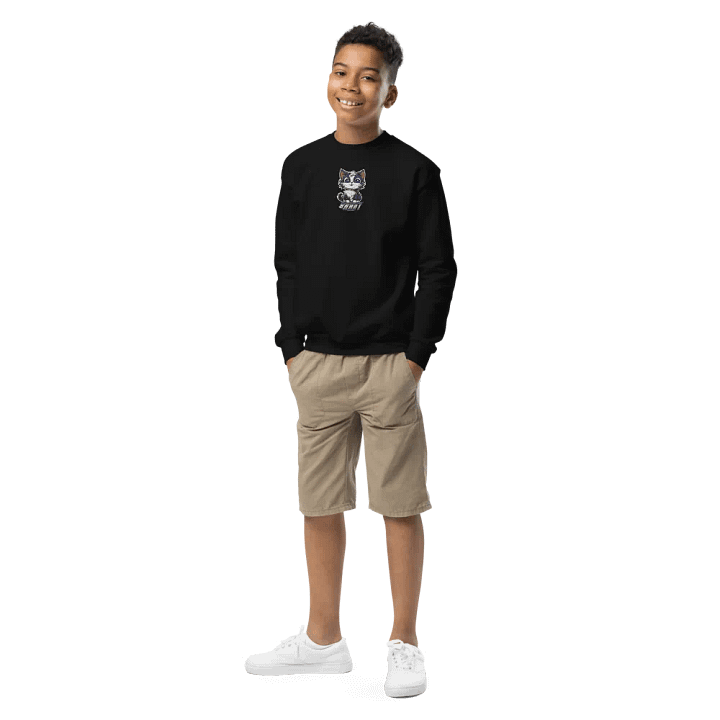 Buddy Gildan Youth Crew Neck Sweatshirt (EMBRODERED) product image (9)