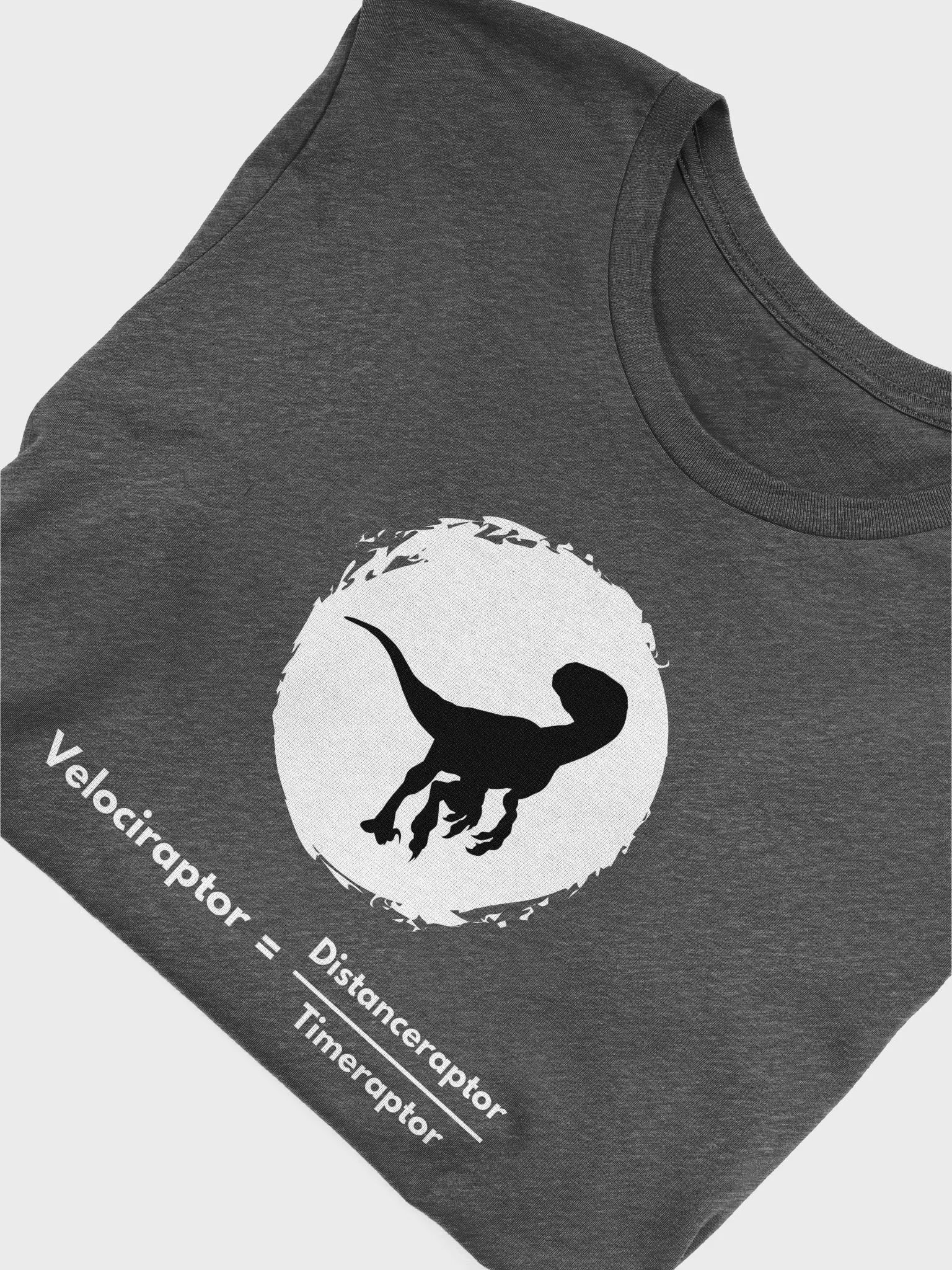 Funny Velociraptor Equation - Unisex T-shirt Bella Canvas 3001 product image (14)