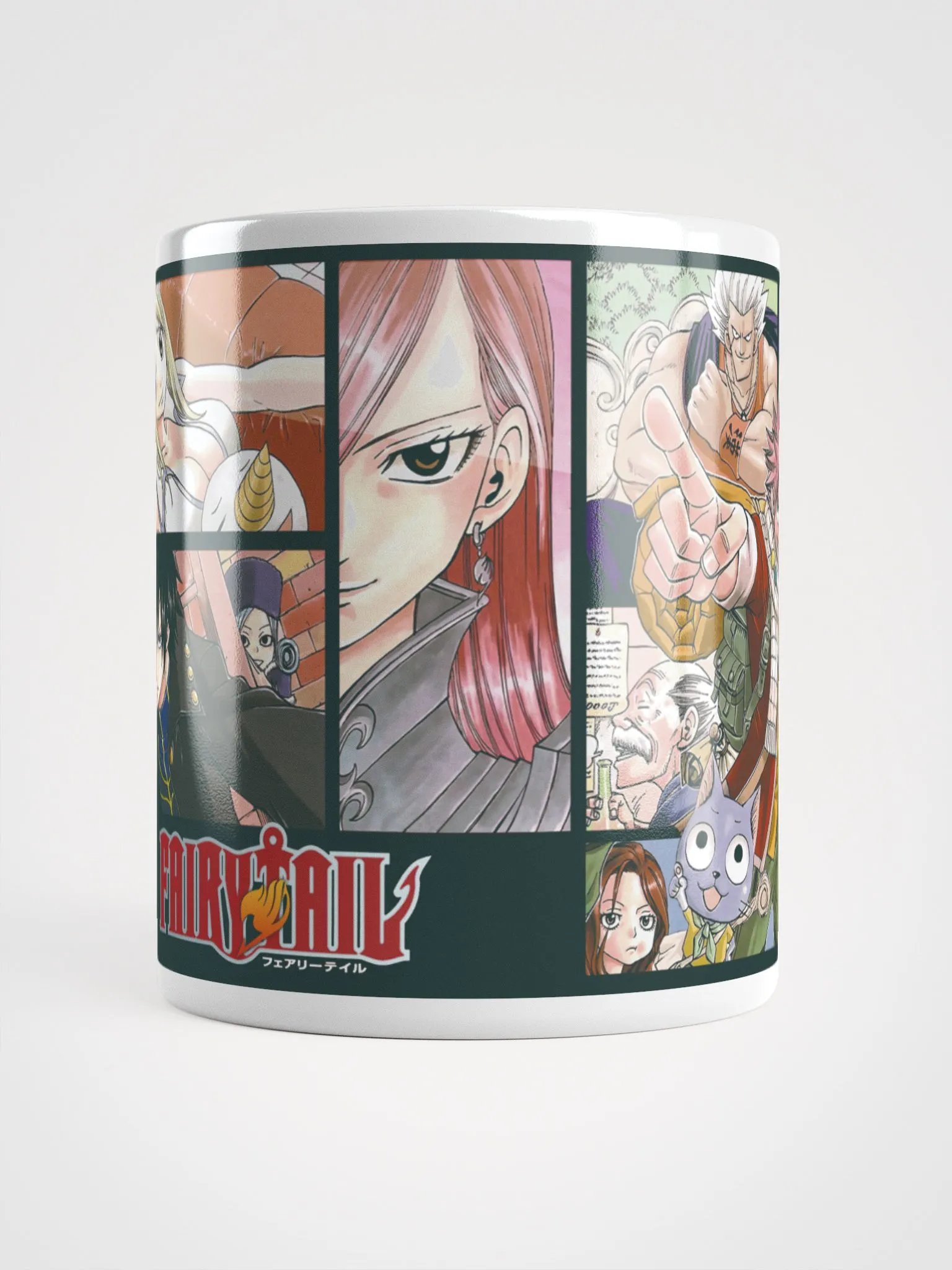 Fairy Tail White Glossy Mug – Stunning Anime-Inspired Design product image (14)