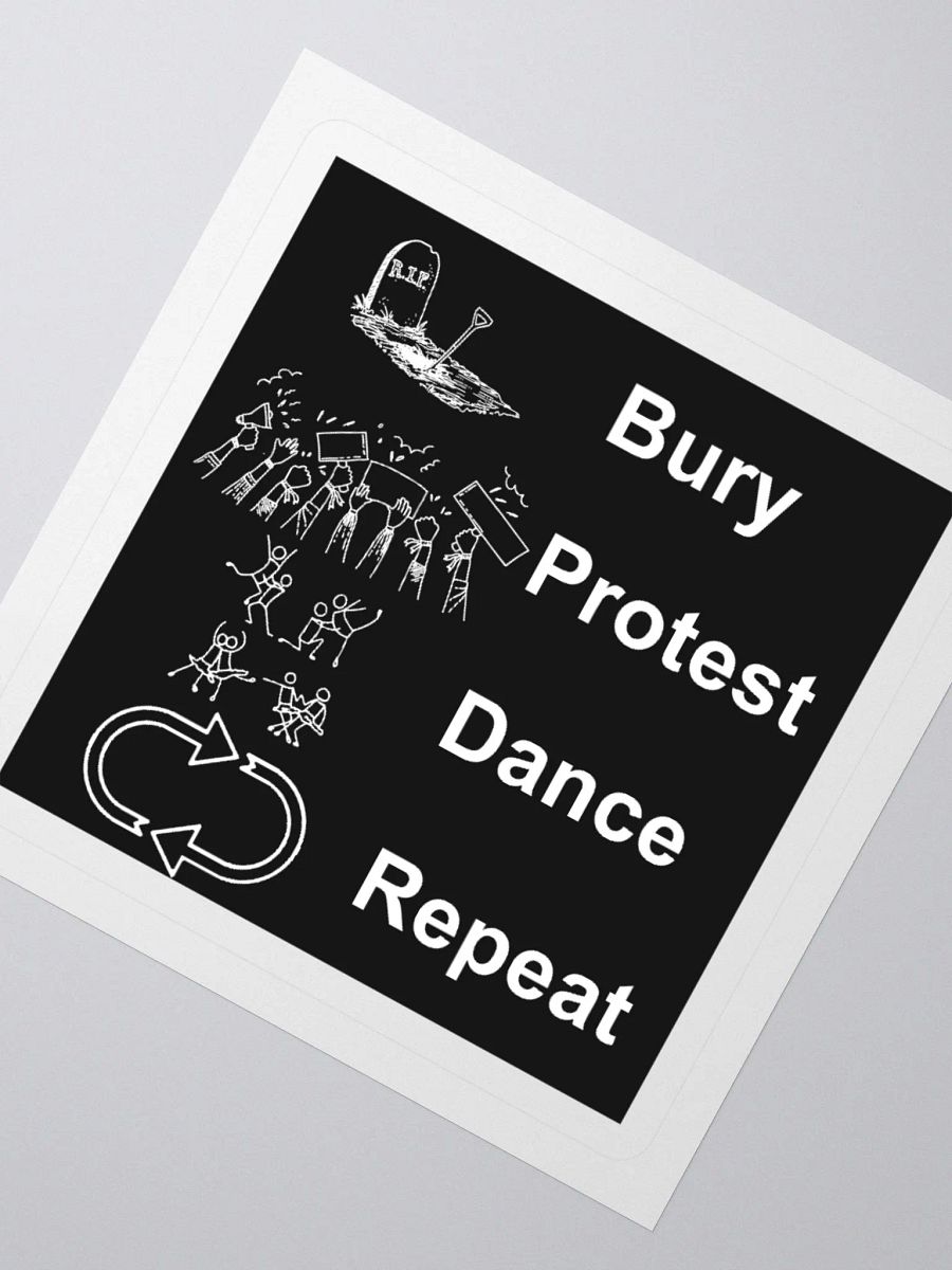 BDPR Sticker (White) product image (2)