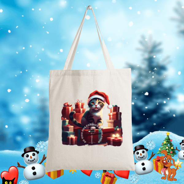 Tote Bag Christmas Cat 🙀 product image (1)