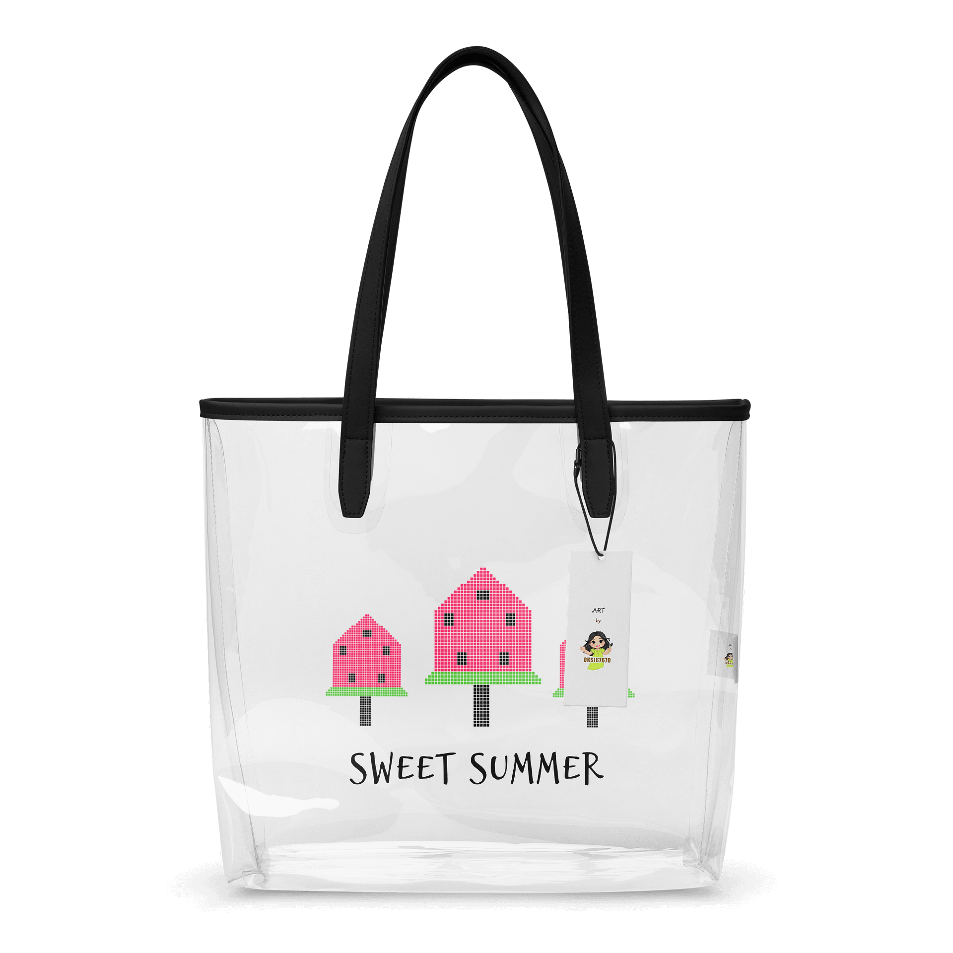 Watermelon Grove Clear Tote Bag product image (1)