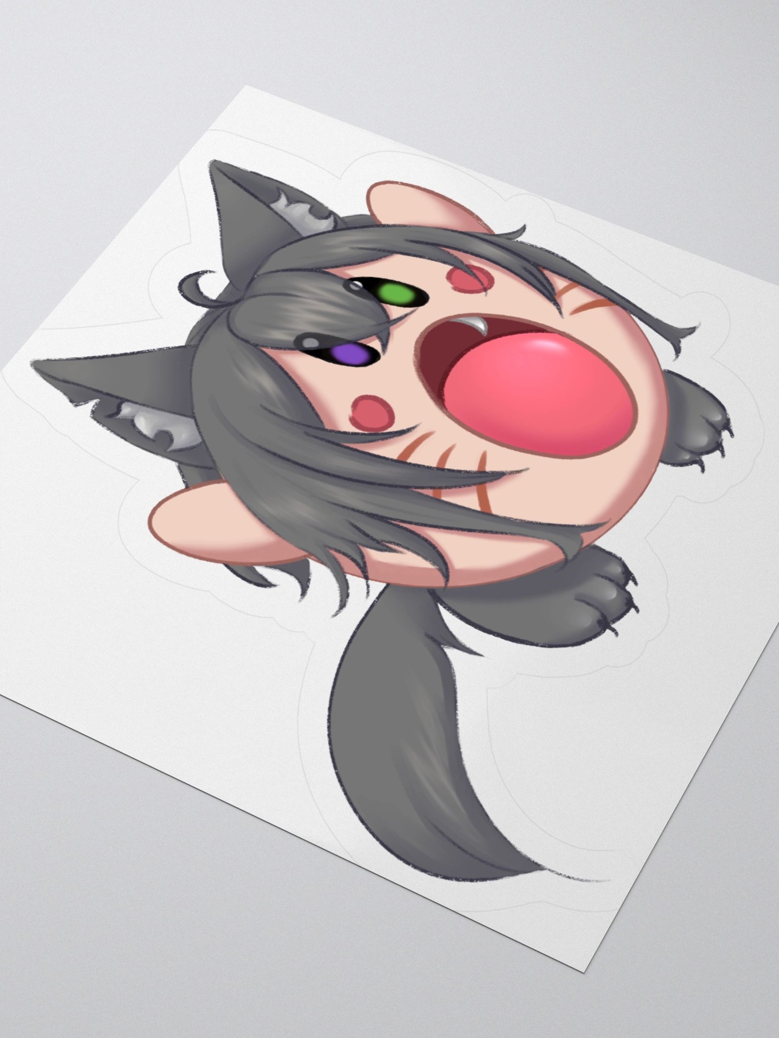 WolfcatRisi Kirbo Sticker product image (8)