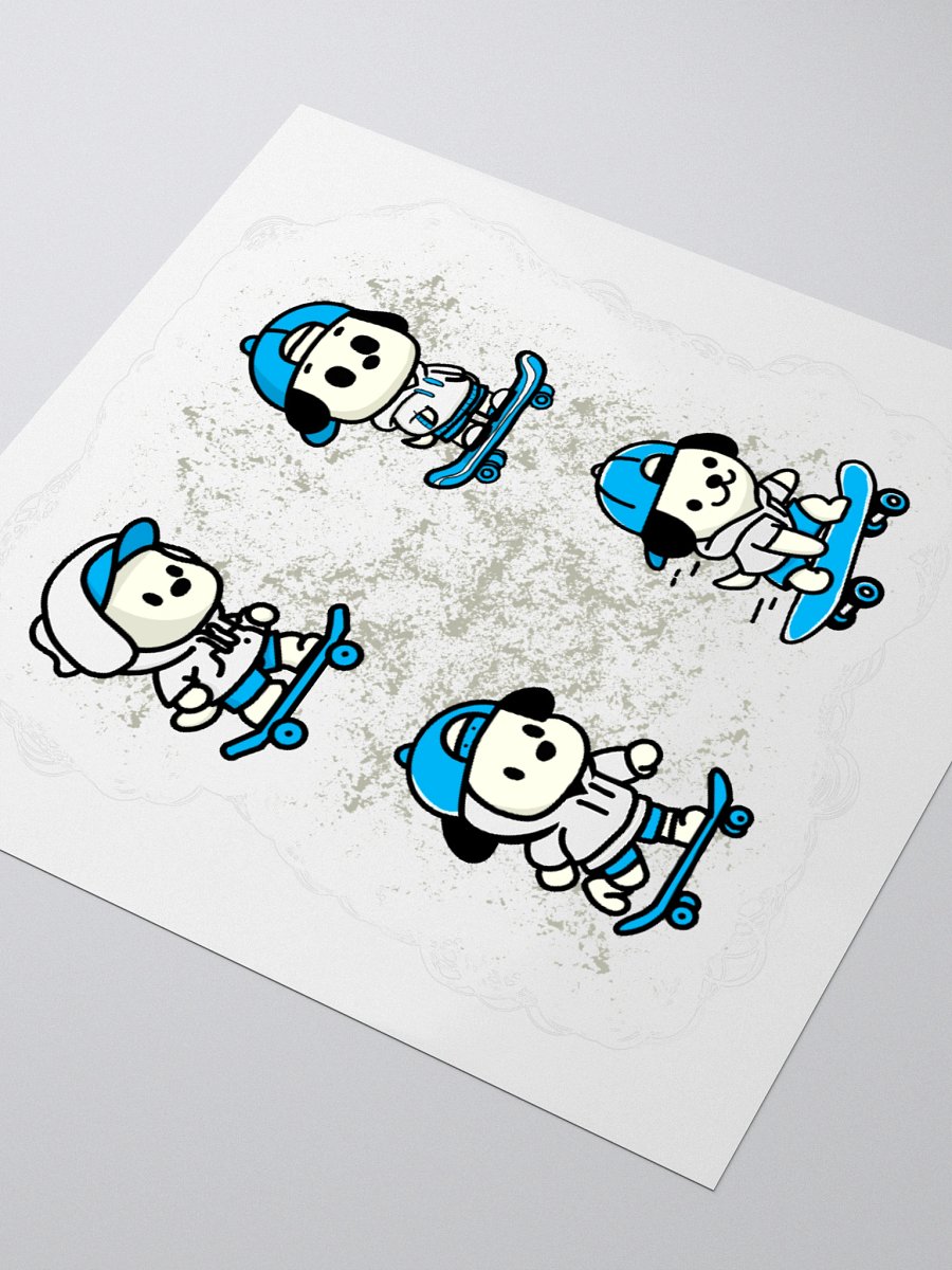 Skater Pup Crew Sticker Set product image (7)